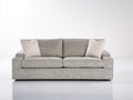 Divano lineare - Tessuto - 225x98x84 cm - Beige tortora - Design contemporaneo
