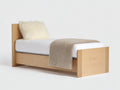 Letto singolo - Legno - 205x105x95 cm - Legno naturale - Moderno minimalista